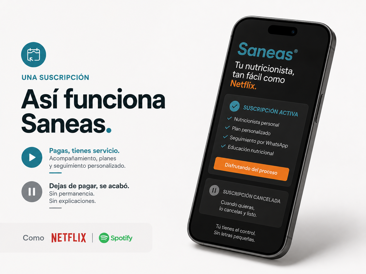 Solo una suscripción mensual
